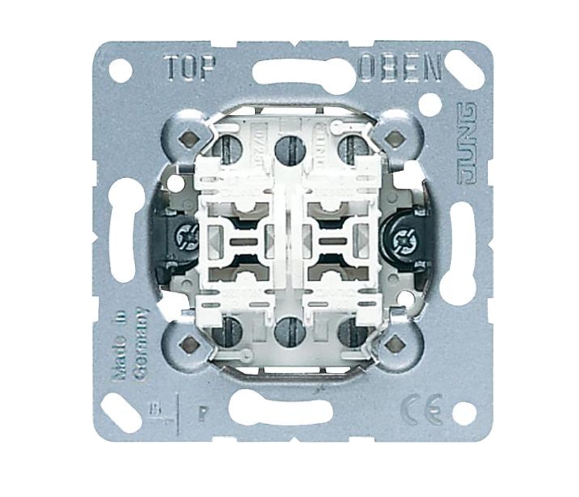 Jung 2-fach Schalter-Einsatz 509U Doppelwechselschalter