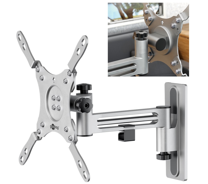 TV Halter für Wohnmobil Caravan bis 42zoll drehbar kippbar M230 VESA75 VESA100 VESA200 