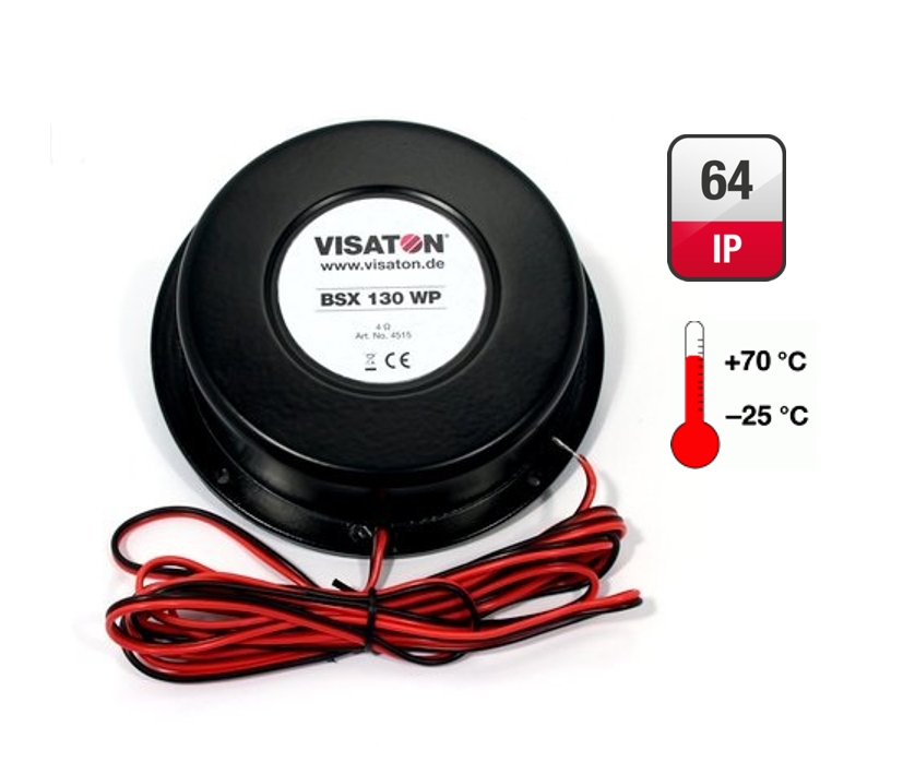 83-767-00703_Exiter_bsx130wp_B03 BassShaker 100W 4ohm bis 70Hz 153x42mm BSX130 Exciter im Gehäuse