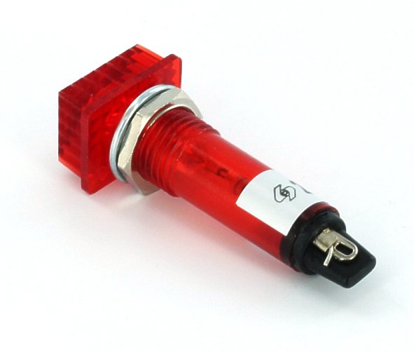 Signallampe-Rot220V-230V-B6-32-747-00003 Signallampe Rot 230V 13x16mm Signalleuchte
