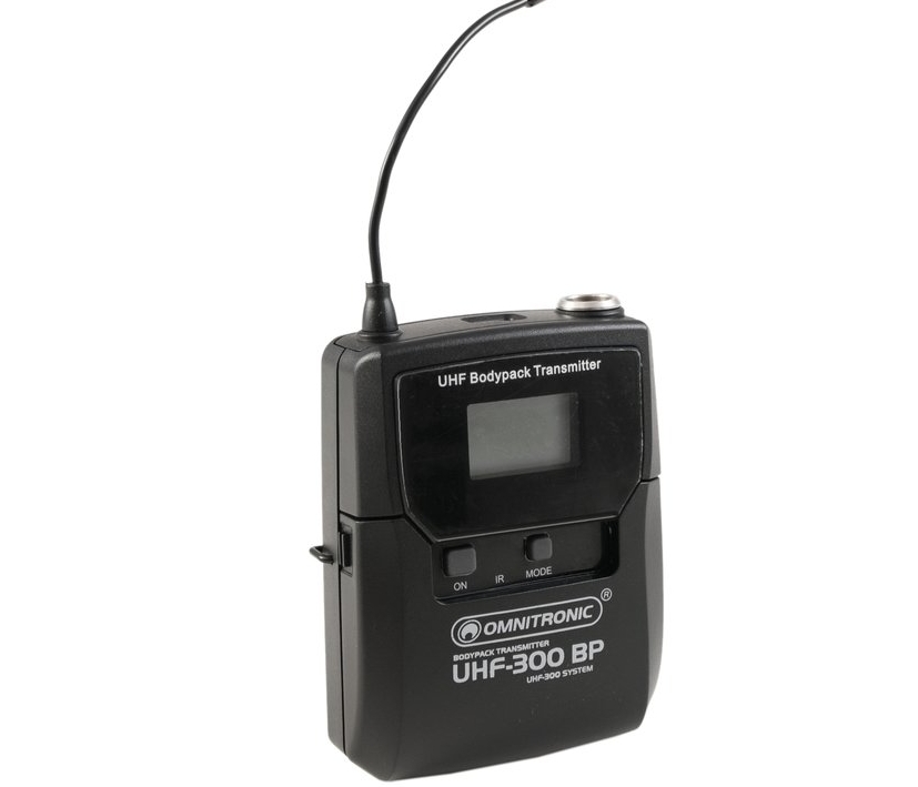 Taschensender_UHF300_80-700-03301 Zubehör Taschensender UHF300 Bodypack