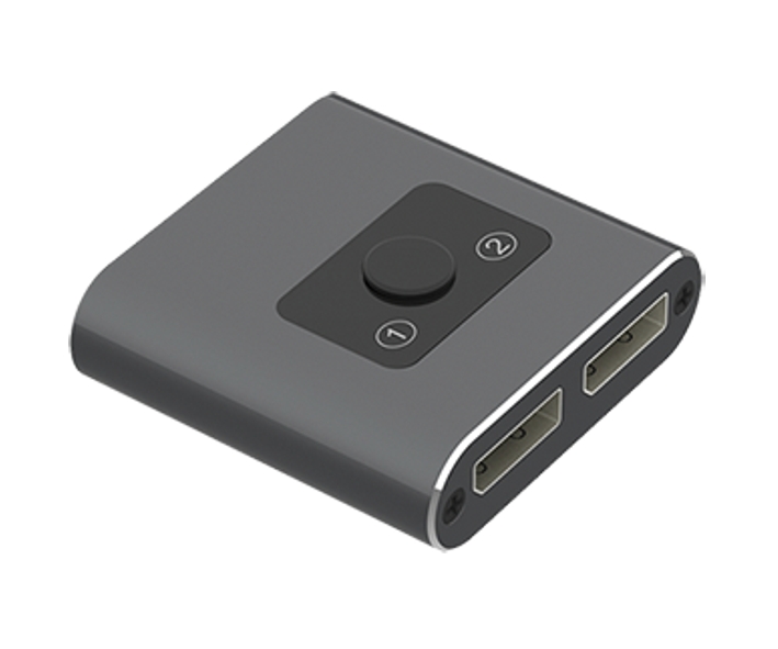 DisplayPort_Umschalter_2auf1_53-680-02180 DisplayPort Umschalter 2auf1 1auf2 Bidirektional bis 4K 60Hz