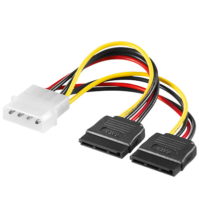 Sata_Adapter_525zoll_53-680-00385 SATA Adapter 5,25 Stecker auf 2x S-ATA
