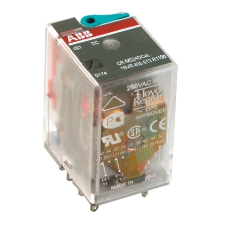 Relais 100-140V DC Spule 2xWechsler ABB CR-M125DC2 1SVR405611R8200