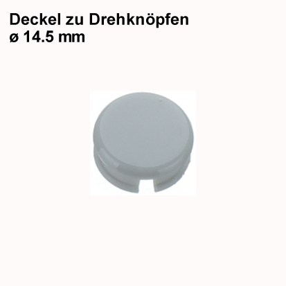 Deckel zu Spannzangenknopf 14,5mm Grau