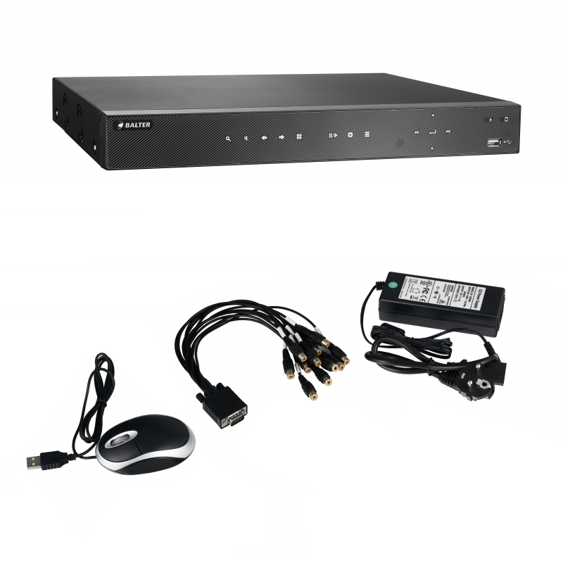 16Kanal DVR BHR4316C Rekorder 5in1 Analog AHD TVI CVI und IP 16+8Kanal P2P