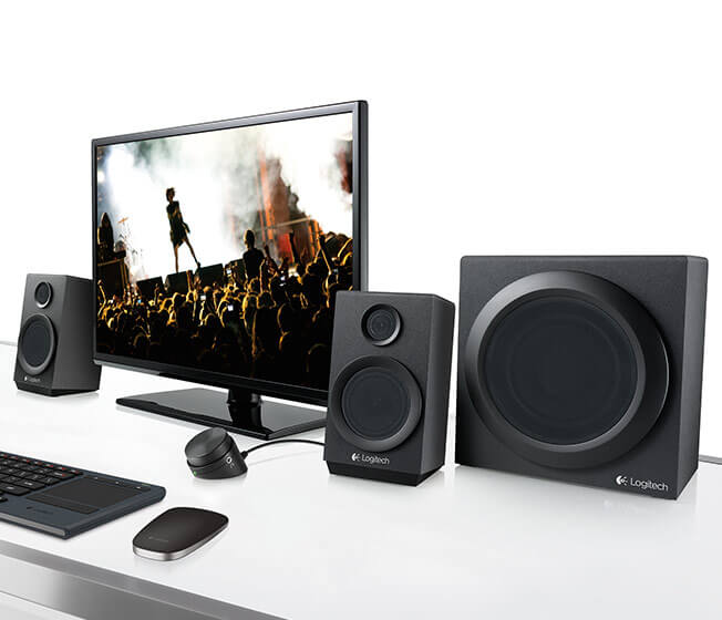 PC-Lautsprecher 2.1 Stereo Aktivlautsprecher System Z333 mit Subwoofer