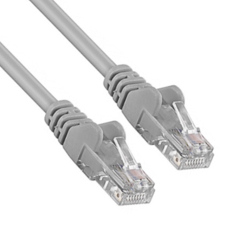 15m LAN Kabel Cat5e Patchkabel Grau SFTP