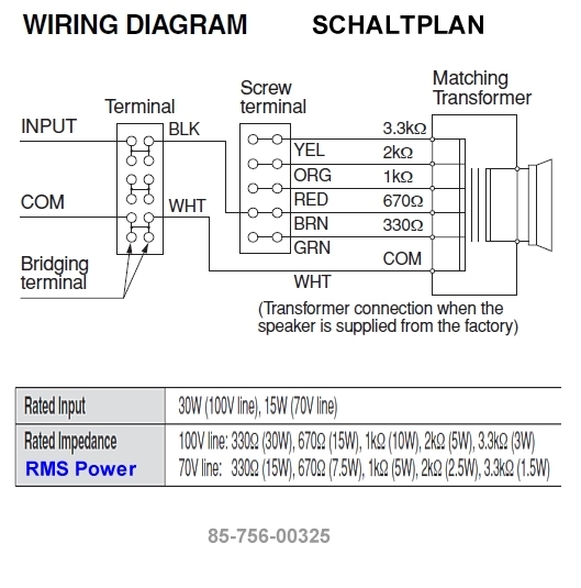 gatenlautsprecher-toa-gs302-schaltplan-85-756-00325