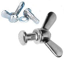 81-602-00005-664 Flügelschraube für DV-Füße und CB-Funk Antennen