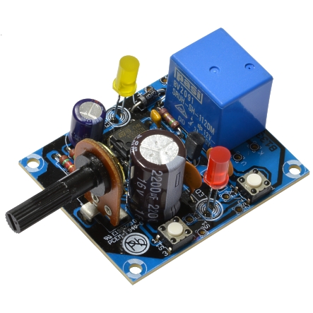 92-477-00112_Timer_Zeitrelais_12V_Bausatz Timer 12V Zeitrelais 1sek-10min oder 3sek-40min Präzisions-Timer Bausatz