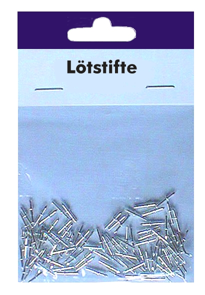 1,4mm Lötstift Lötnägel verzinnt -- 100-er Pack