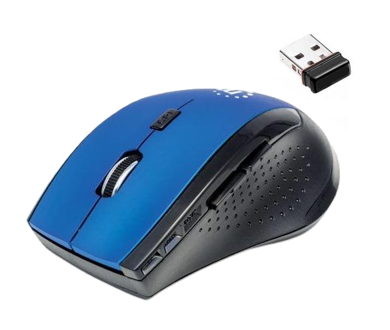 Funkmaus_mit_USB_Empfaenger_61-879-02710_B2 Funkmaus Wireless Maus Blau Curve mit Mini USB Empfänger