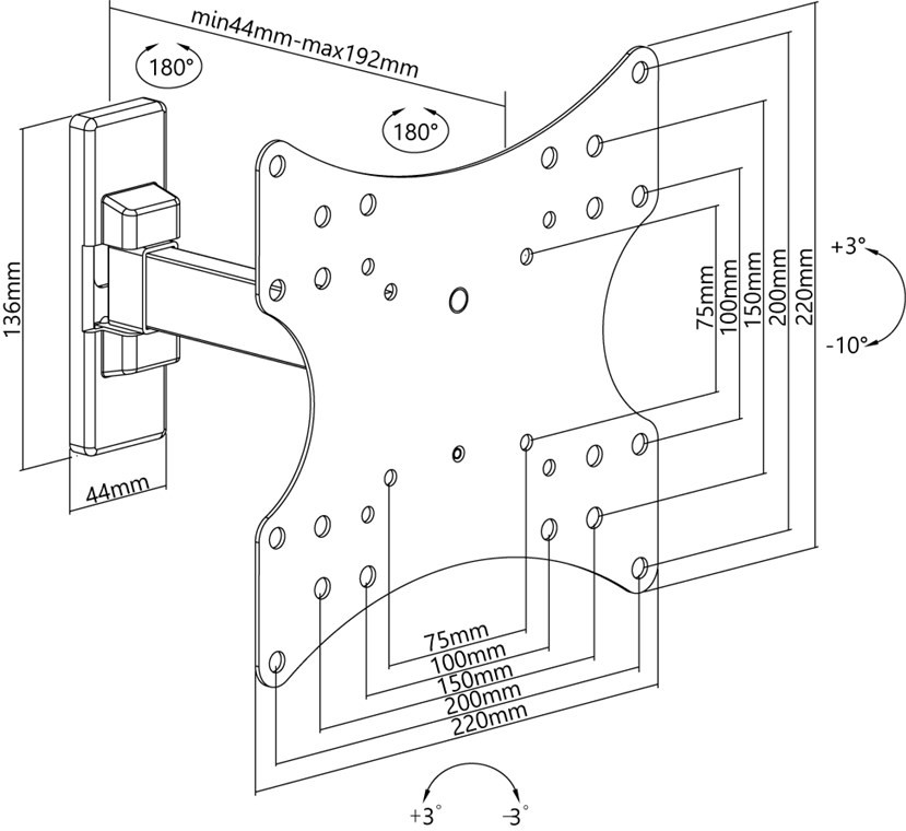 TV_Wandhalter_bis_42zoll_20Kg_Auszug_20cm_85-770-00441_B2
