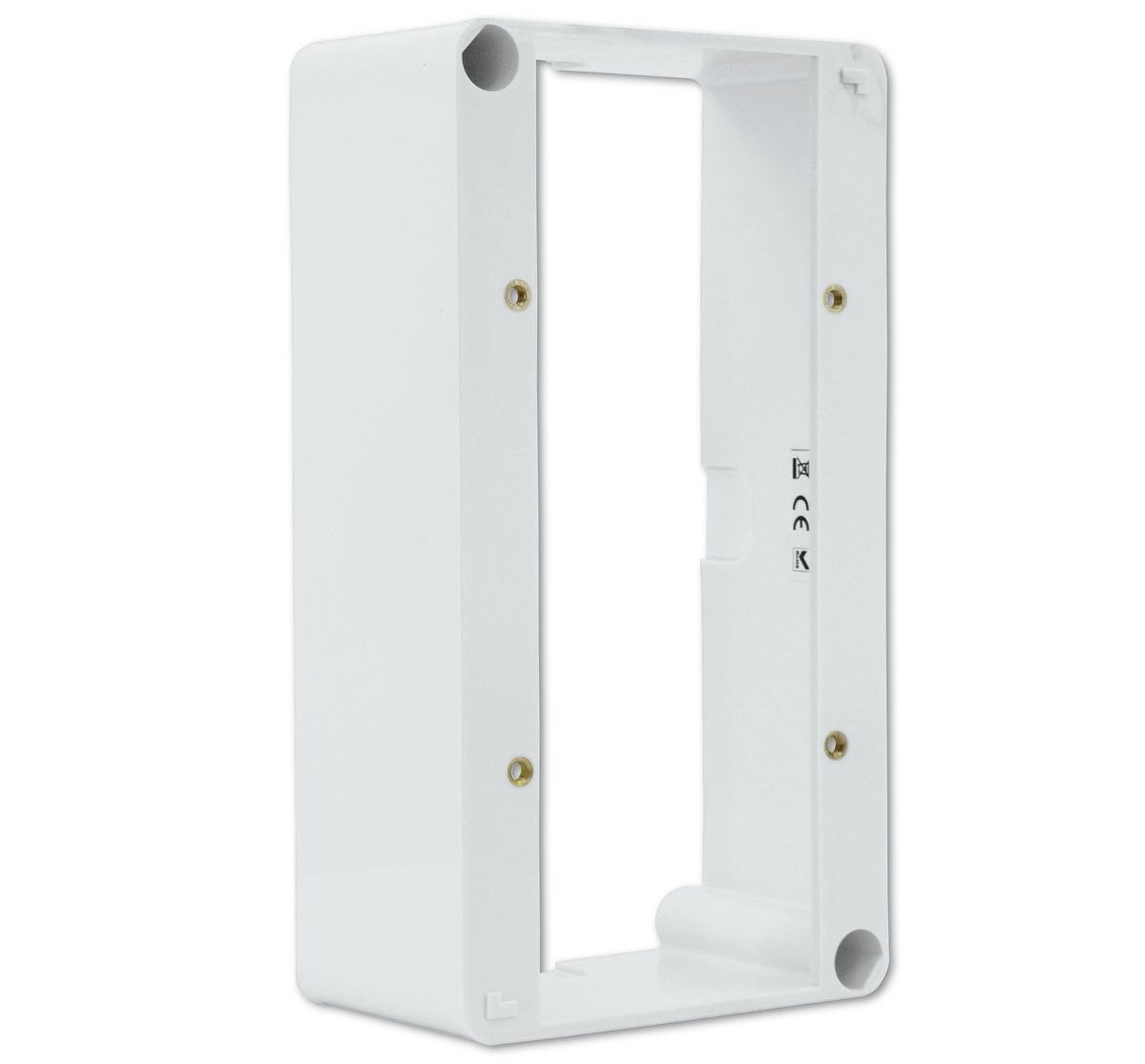 43-891-00520 2-fach Aufputzrahmen 80x157mm Weiss oben für 80er Blende Universal