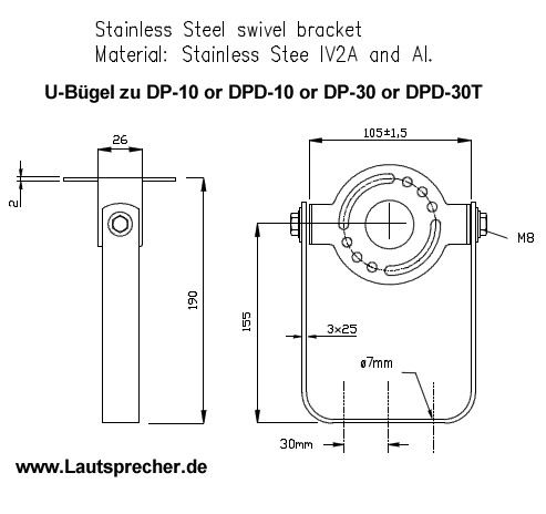 DNH-U-Buegel-zu-DPD10-Serie-Halter