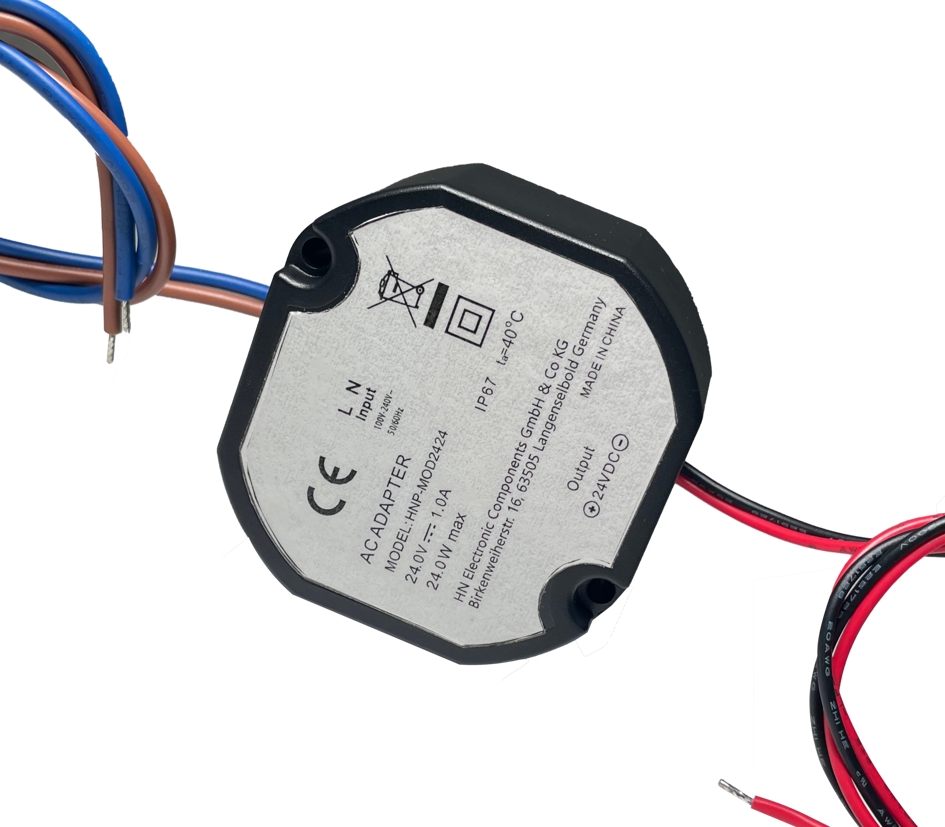 24V Netzteil 24V 1A 1000mA für 70mm Schalterdosen 230V Unterputz Netzteil