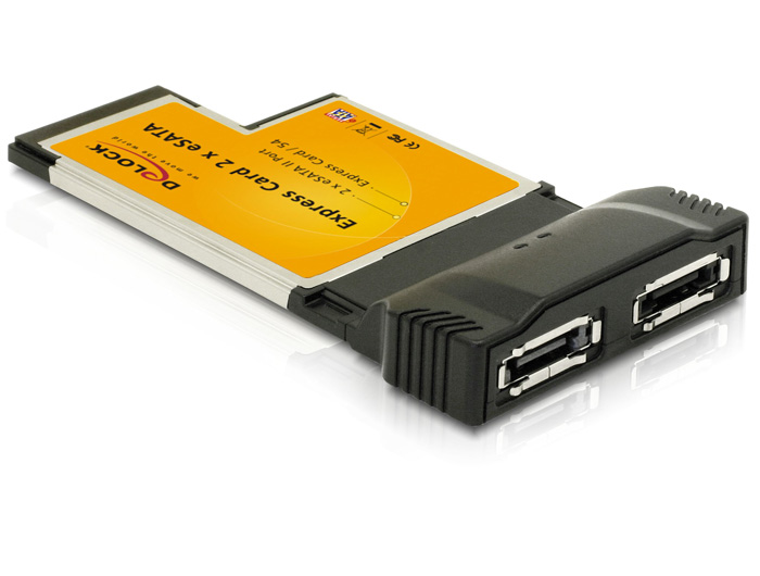 ExpressCard-eSata-65-750-00630 ExpressCard e-SATA 2-fach Adapter 61382
