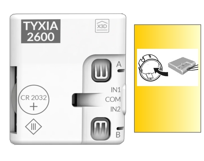 Tyxia_2600_Funksender_79-800-02600 Tydom TYXIA 2600 Batteriebetriebener Multifunktionssender