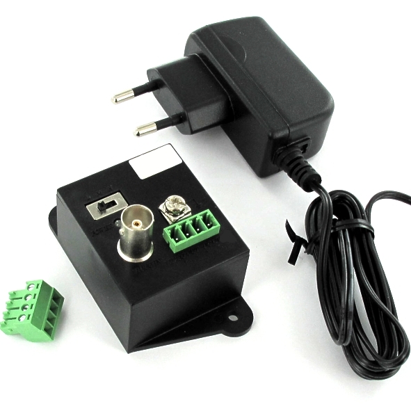 Aktive-Balun-bnc-Industrie-79-224-05510 Übertragungseinheit BNC auf Klemme Balun Aktiv Empfänger 2Draht