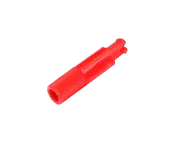 Steckachse für Trimmer Länge 19mm mit Achse 6mm Rot
