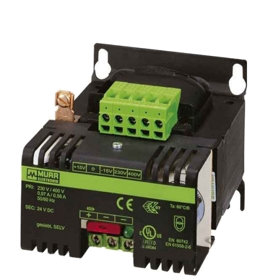 43-600-01635-400V-230V-24VDC-Murr-Trafo-b1 24V Trafo 400V 24VDC Netzteil 24-36W 230V 400V 24V 1A