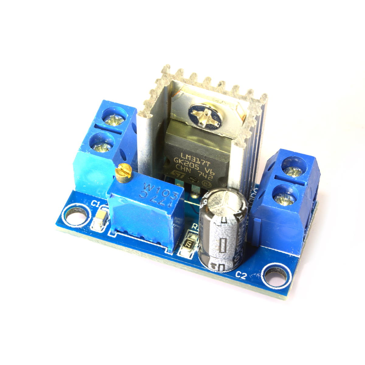 92-477-02010_regelbare_Spannung_LM317 Modul Labornetzteil regelbares Netzgerät 2-35V max 1500mA