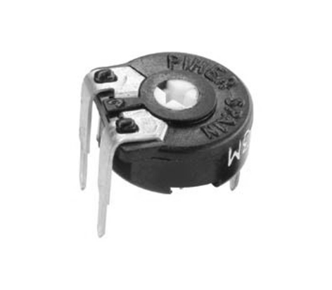 Trimmer-T10-Bild2018-05 250Kohm Trimmer Poti T10 liegend RM5x10 Schlitz