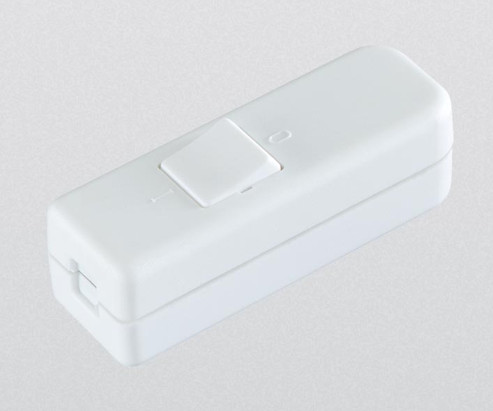 Schnurschalter_Weiss_95-833-00098 Schalter Schnurschalter 6A 250V 1polig Weiss