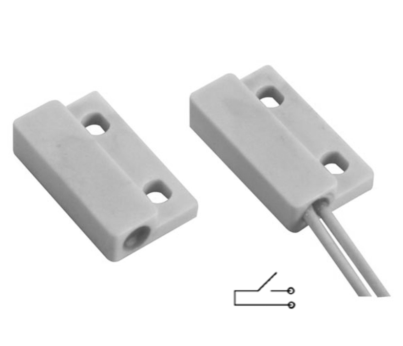 Magnetkontakt Reedkontakt Reedschalter Weiss 23x14mm NO im Auslieferzustand Magnetkontakt Reedkontakt Reedschalter Weiss 23x14mm NO im Auslieferzustand