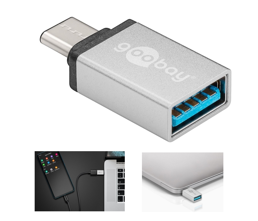 USB Adapter USB-C Stecker auf USB3.0 Buchse - OTG kompatibel