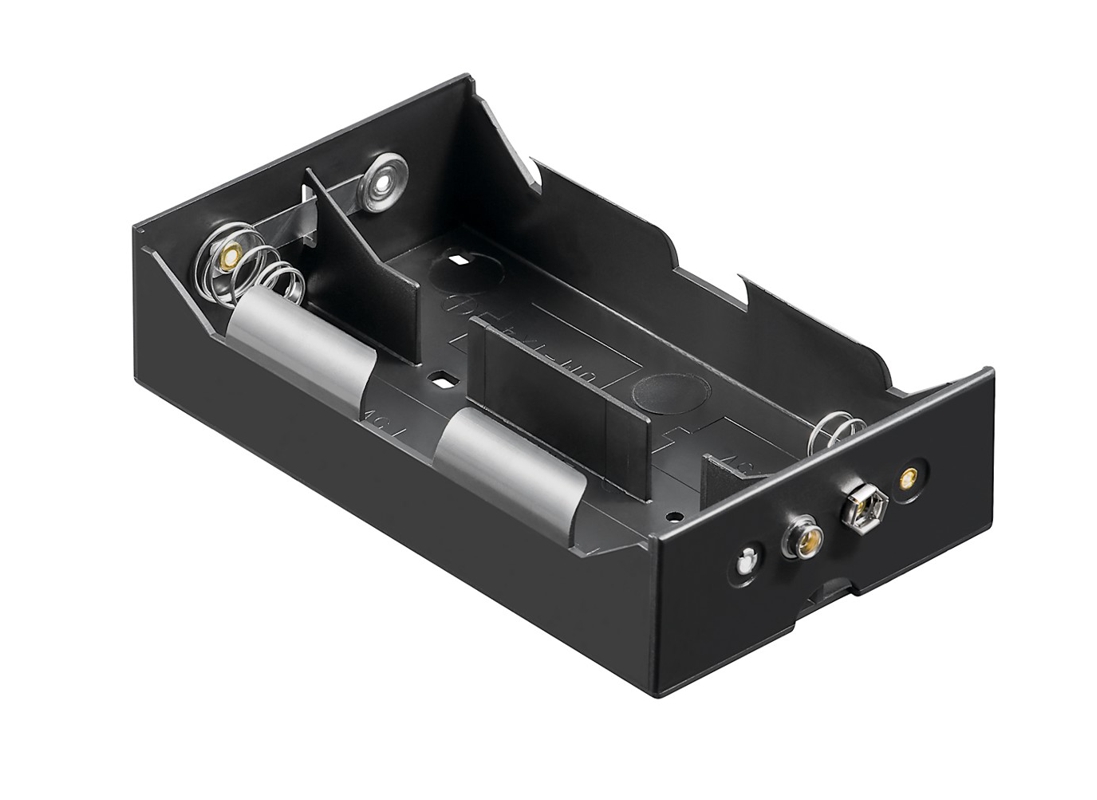 Batteriehalter für 4xMono D-Zellen Druckknopfanschluss