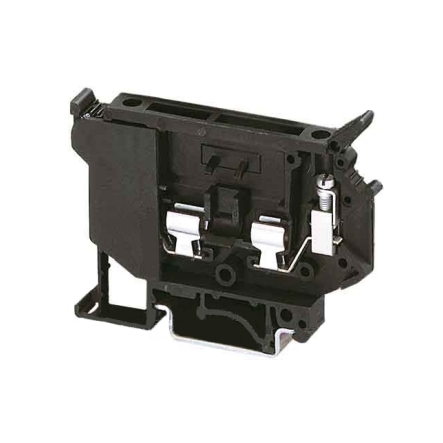 Phoenix_Klemme_mit_Sicherungshalter_39-798-00170 Klemme UK5N schwarze Reihenklemmen mit Sicherungshalter 5x20mm Schwarz