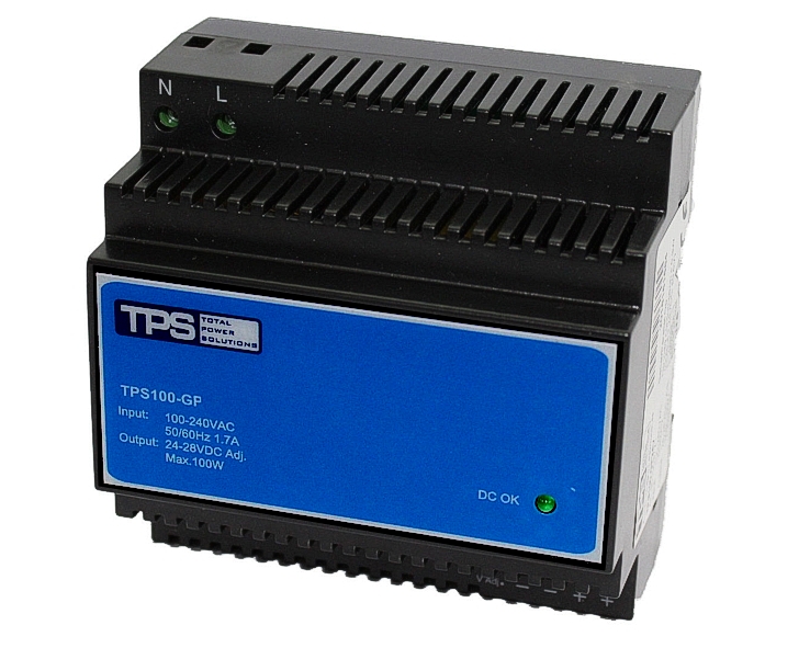 24V_Netzteil_DIN_Rail_93-807-03027 24V Netzteil 24V 100W 4,2A für DIN Hutschiene In 90-264V Green-Power
