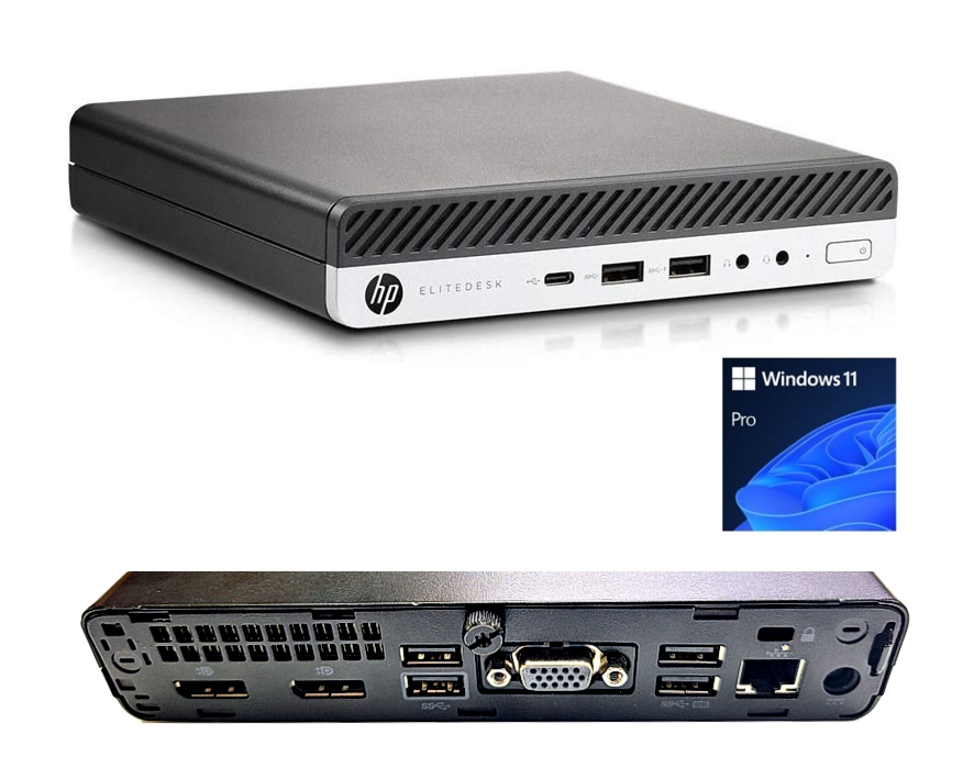Computer PC-System HP-ED800 Intel i5 G9500Tmit 8GB 256GB SSD mit Windows-11-Pro Refurbished