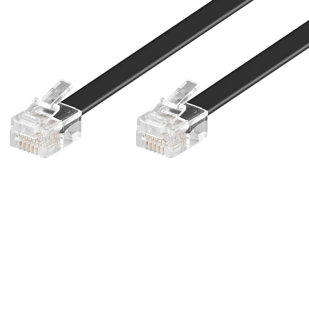 Mudularkabel-RJ11-Black-1zu1-39-875-00060 RJ11 Modularkabel