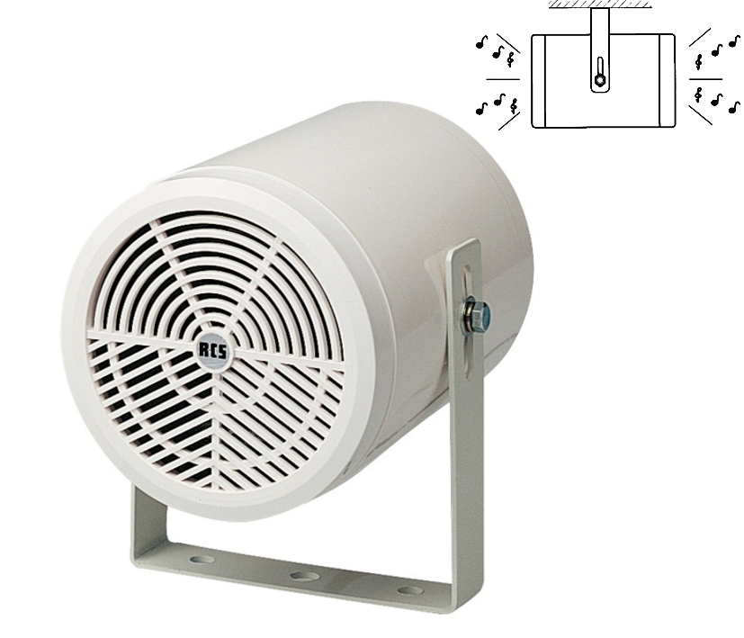 Bidirektionaler_Lautsprecher_CSP220D_88-500-00049 Projektionslautsprecher 2x35W BIDIREGTIONAL 100V 2-fach Soundprojektor CSP1