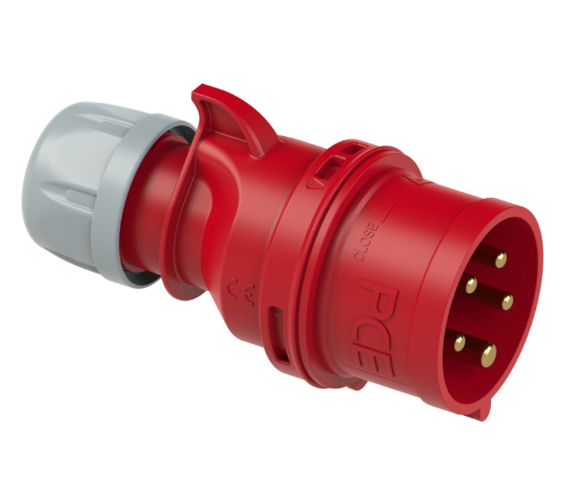 16A Starkstromstecker CEE-Stecker ROT 5x 16A  IP44 IP54 16A Starkstromstecker CEE-Stecker ROT 5x 16A  IP44 IP54