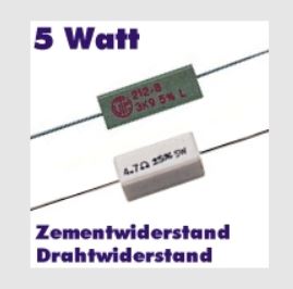 33ohm 33R Widerstand 5W