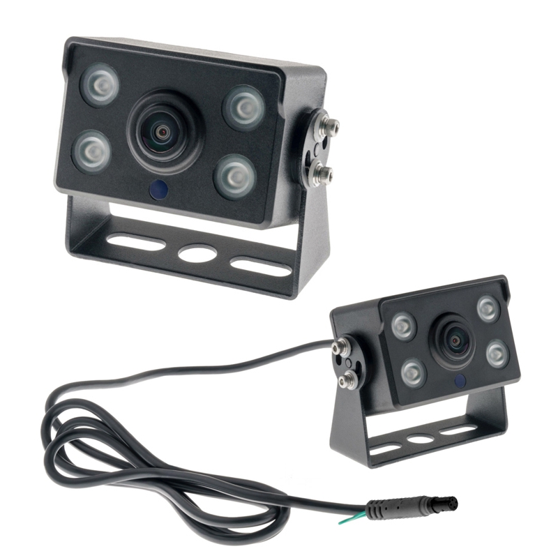 KFZ Kamera Front oder Rückfahrkamera Aufbau CVBS Color 12V 24V Weitwinkel mit 4pol Mini-DIN 72x55x45mm