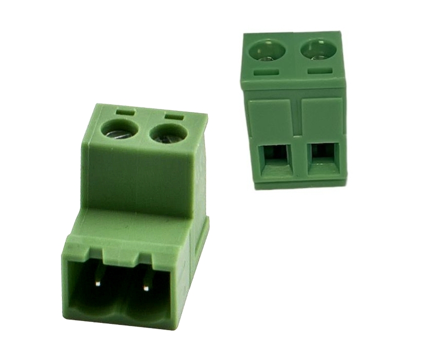2pol_Phoenix_kompatibler_Stecker_39-798-00301 2pol Steckklemme Schraubklemme Phoenix kompatibler Stecker 2M male
