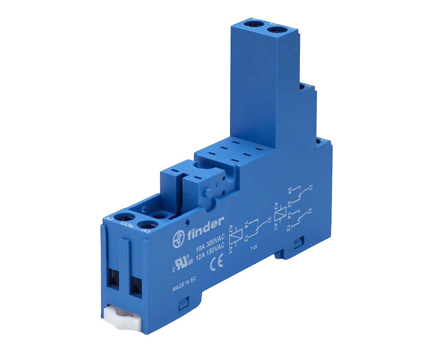 Relaisfassung für Hutschiene DIN-Schiene zu 4051 4052 4061 4152 4161 4452 4462 usw G2R2