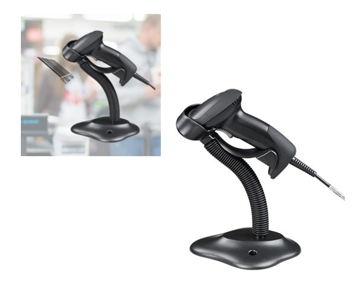 57-500-01170_schneller_Barcode_Laserscanner Barcode Scanner USB Handscanner HD Lasercanner Auto-Detection Funktion
