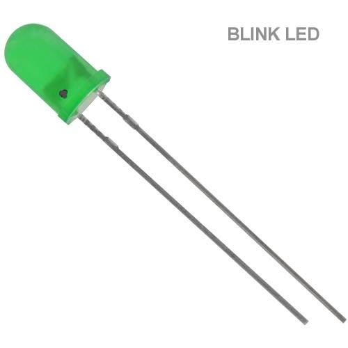 Blink-LED-Gruen 5mm LED Grün Blink LED 5V LED blinkend