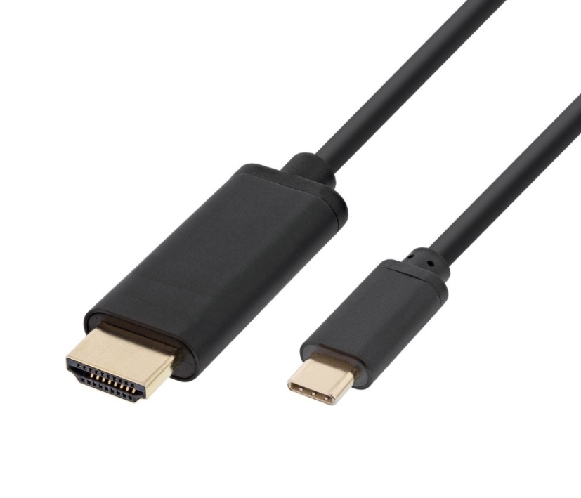 USBC_auf_HDMI_53-682-00913 2m USB-C auf HDMI Stecker Adapterkabel für TV Monitor Beamer Notebook Laptop
