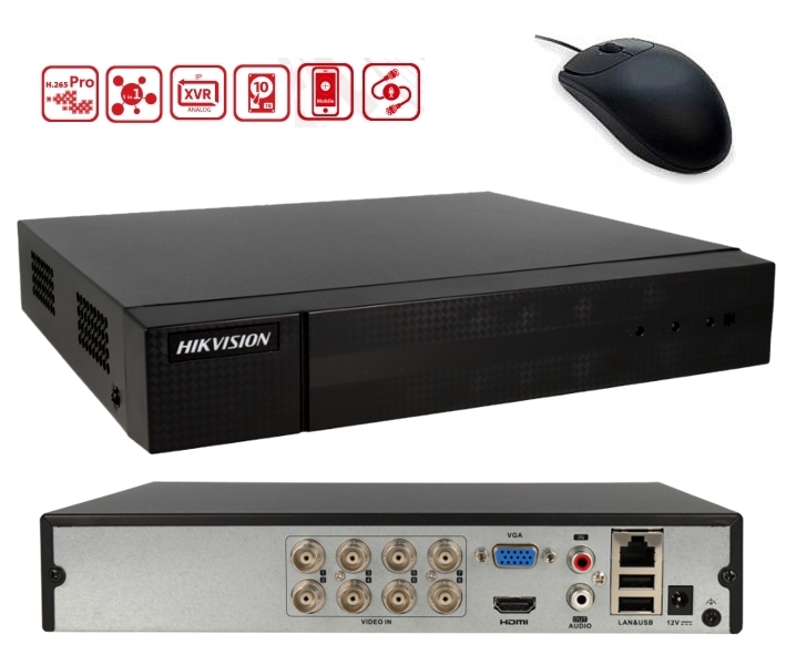 5in1_DVR_HIKVISION_79-225-03048_B01 DVR Rekorder 8-Kanal 5in1 BNC AHD TVI CVI und 2xIP-Kanal Analog Onvif APP