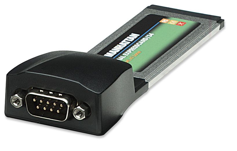 Expresscard-RS232-V24-65-750-00600 ExpressCard SERIAL RS232 V24 Com-Port