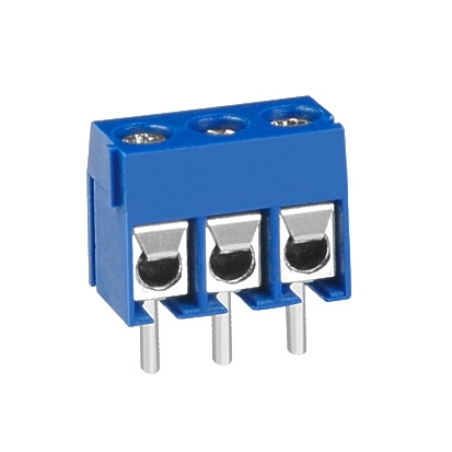 39-865-00017_Printklemme_Mini_B1 Printklemme 3pol RM3,5 Mini Anreihklemme mit Drahtschutz