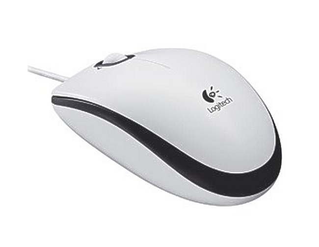 logitech-B100-weiss-usb-61-879-02150 Maus Logitech USB Kabelmaus optical 800dpi Business