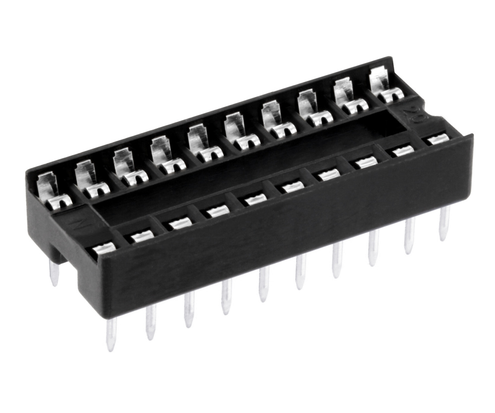 20pol-IC-Fassung-46-665-00022 IC Fassung 20pol Standard RM 2,54mm